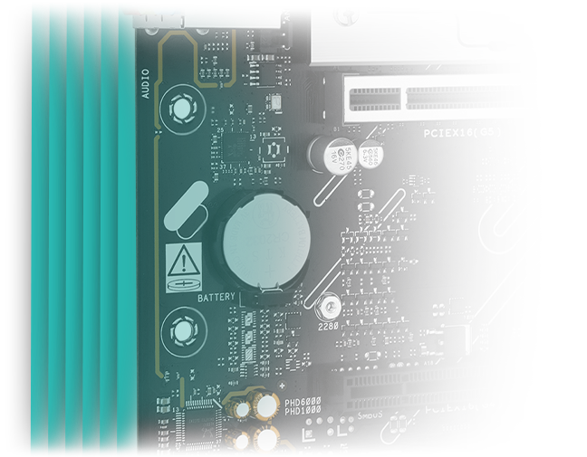 The PRIME B650EM-A WIFI-CSM motherboard features Six-Layer PCB Design.